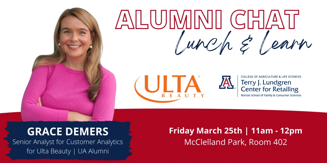 Alumni Chat with Grace Demers Flyer Alumni Chat with Grace Demers Flyer
