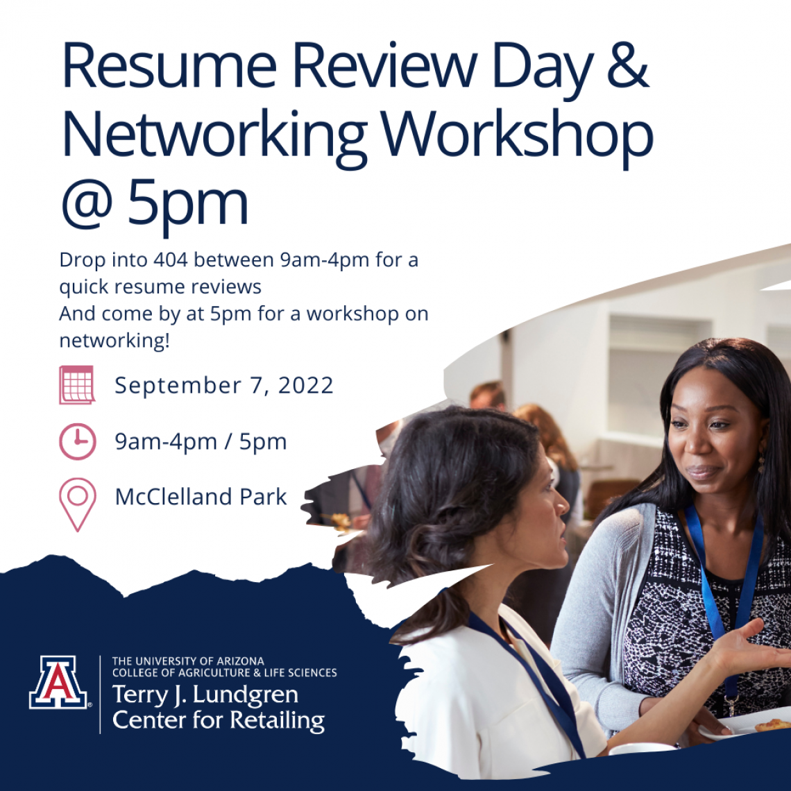 Resume Review Day & Networking Workshop @5pm 